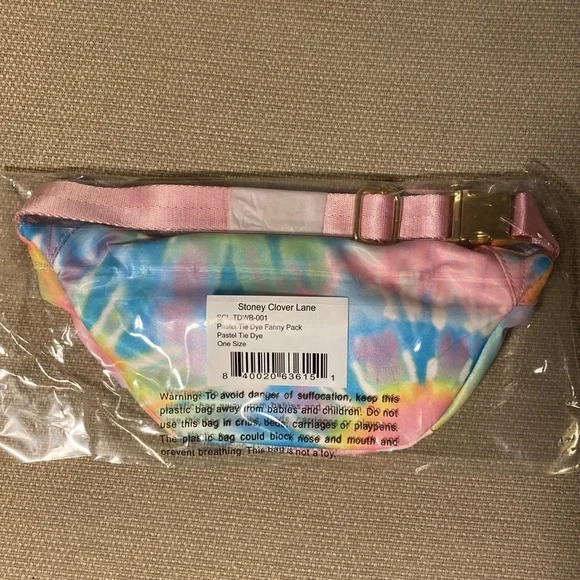 Stoney Clover Lane tie dye fanny pack NWT and in original packaging
